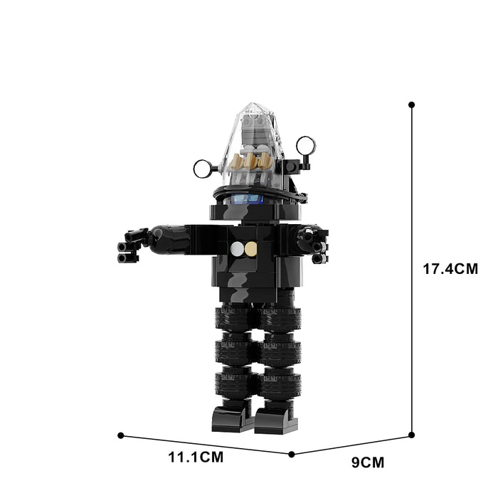 Gobricks MOC Forbidden Planet Robot Bricks Sci fi Movie Robbie Model Building Block Educational Toys For Kid Birthday Gift
