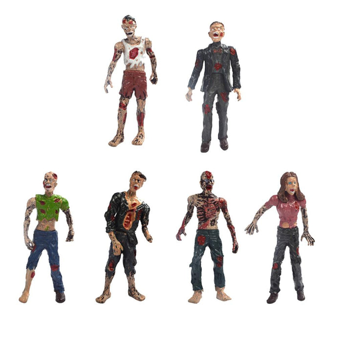 6Pcs Walking Dead  Zombie figures