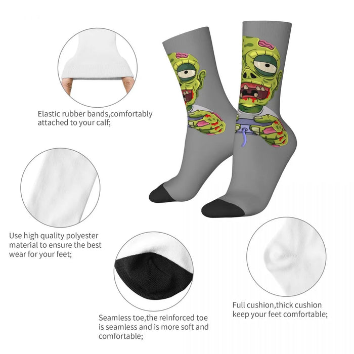 Halloween Zombie Gamer Socks