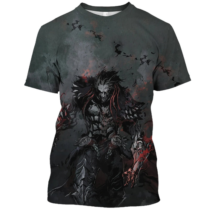 Demon Wendigo 3D Print Men's T Shirt Tops Harajuku Style Streetwear Daily Basic Short Sleeve Tees Summer Oversized Men Clothing