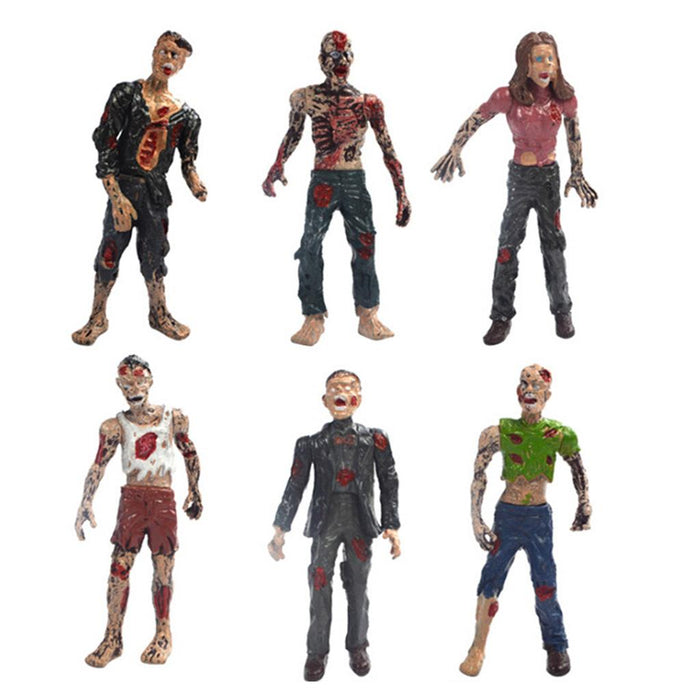 6Pcs Walking Dead  Zombie figures