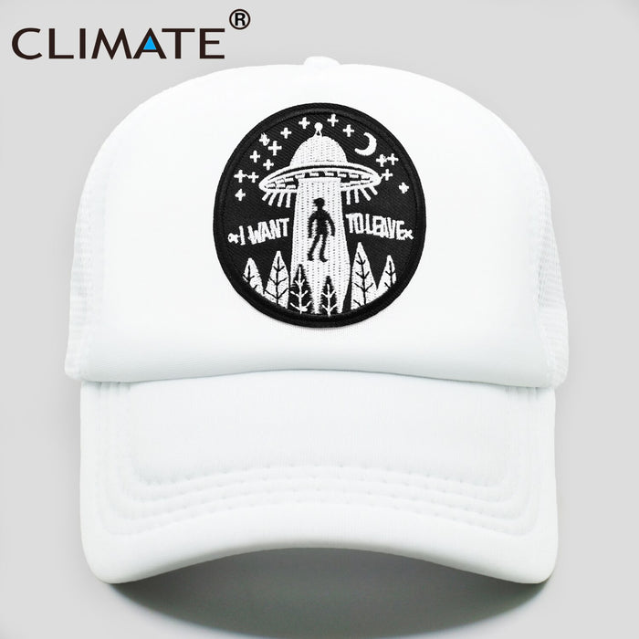 I Want To Leave UFO Alien Cap