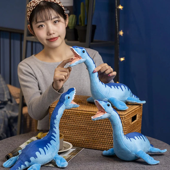 40cm Cute Extra Soft Plesiosaurus Plush Toys High Fidelity Loch-Ness Water Monster Stuffed River Animal Gifts For Kids