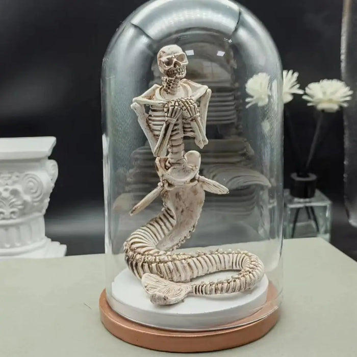 Room Accent Wendigo Skeleton Ornament Curiosity Cabinet Resin Craftsmanship Mermaid Statues Personalized Mysterious Home Decor