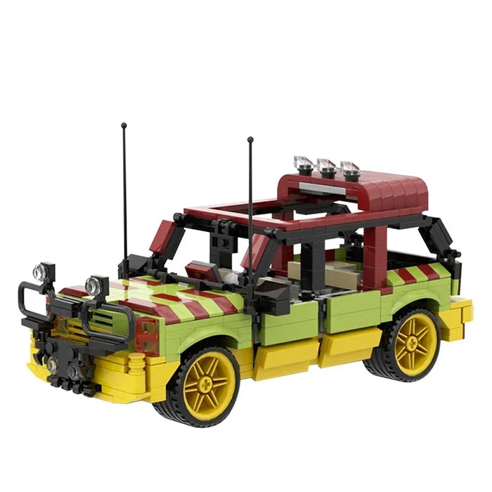 MOC Speed Town Racer Famous Car Vehicle Super Diy Kids Policemen Classic Robot Aircraft Model Building Blocks Toys Children