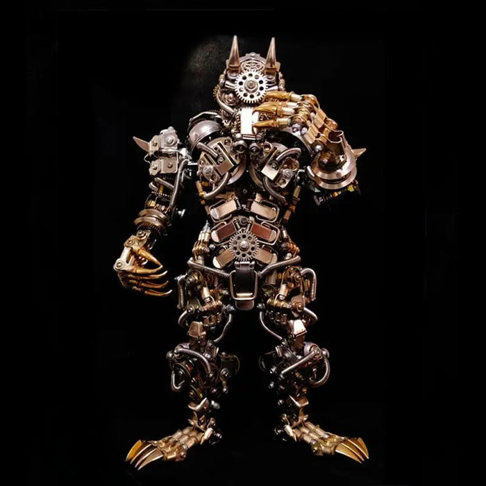 2000pcs+DIY Metal Werewolf Mechanical Model Toy Adult High Difficulty Manual Assembly 3D Puzzle Punk Machine Decoration Kit