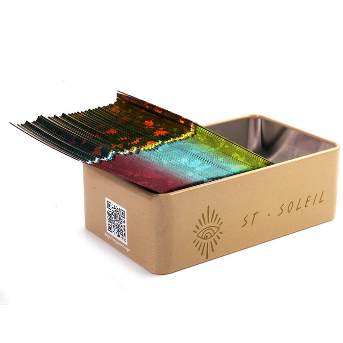 2022 New Style Occult Tarot in a Tin Metal Box Gold-plated Edge Hot Sell Tarot Cards For Divination Tarot Deck Beautiful Packag