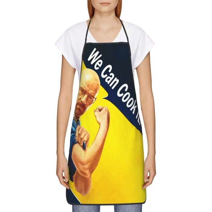 Funny Walter White Let S Cook Breaking Bad Bib Aprons Men Women Unisex Kitchen Chef Tablier Cuisine for Cooking Baking Gardening