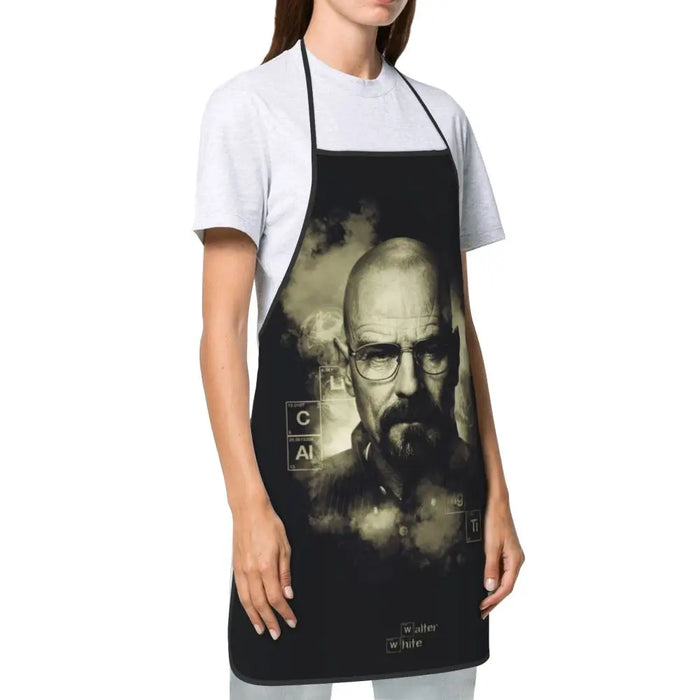 Funny Walter White Let S Cook Breaking Bad Bib Aprons Men Women Unisex Kitchen Chef Tablier Cuisine for Cooking Baking Gardening