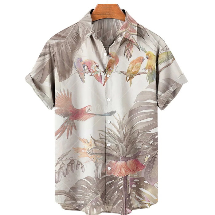 New Hawaiian Stylish Ment's Luxury Casual Floral Shirts Printed 3d Short Sleeve Plus Size Harajuku Rockabilly Anime Maccabi