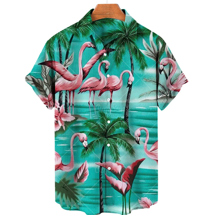 New Hawaiian Stylish Ment's Luxury Casual Floral Shirts Printed 3d Short Sleeve Plus Size Harajuku Rockabilly Anime Maccabi