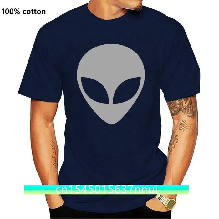 New Alien T Shirt Head Symbol Ufo Logo Tee Area 51 Roswell X-Files Ancient Graphic Festive Tee Shirt