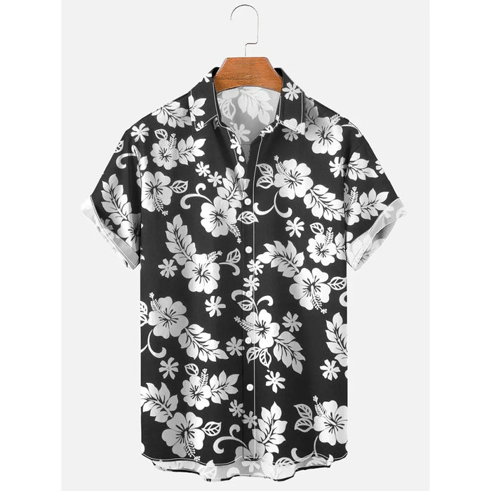 New Hawaiian Stylish Ment's Luxury Casual Floral Shirts Printed 3d Short Sleeve Plus Size Harajuku Rockabilly Anime Maccabi