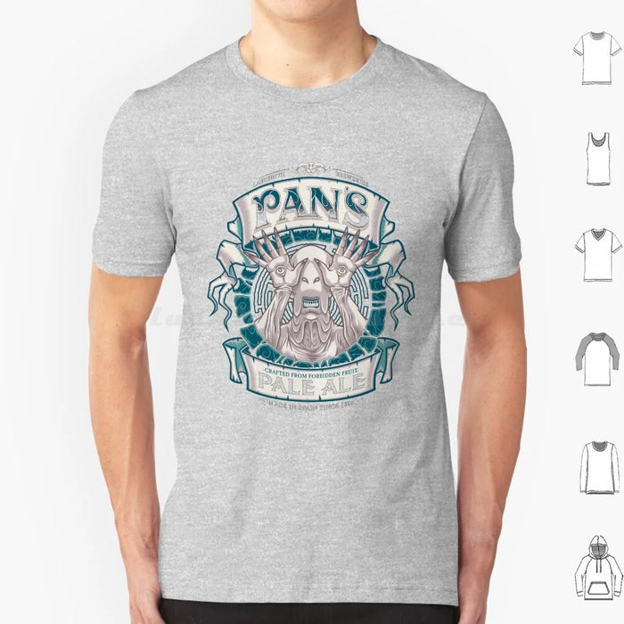 Pan'S Pale Ale ( Variant ) T Shirt Cotton Men Women Diy Print Beer Beer Label Beer Ale Pans Labyrinth Labyrinth Maze Pale Man