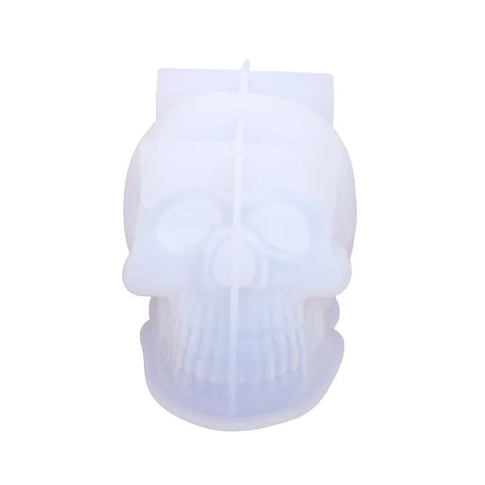 Small/medium/Large Skull Silicone Candle Mold DIY Halloween Decorative Crafts Plaster Soap Resin Making Tools Family Party Gifts