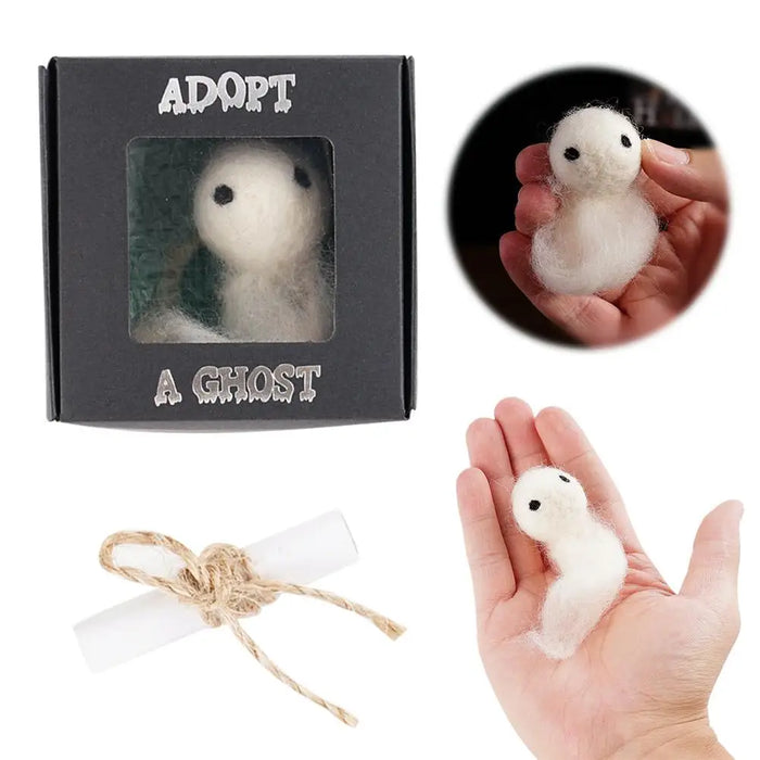 Halloween Gift Ghost Box Gift Box Friend Gift Adoption of a Ghost With a Contract Book Small Gift Halloween Party Party Gift