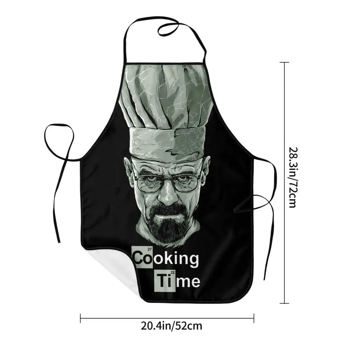 Funny Walter White Let S Cook Breaking Bad Bib Aprons Men Women Unisex Kitchen Chef Tablier Cuisine for Cooking Baking Gardening