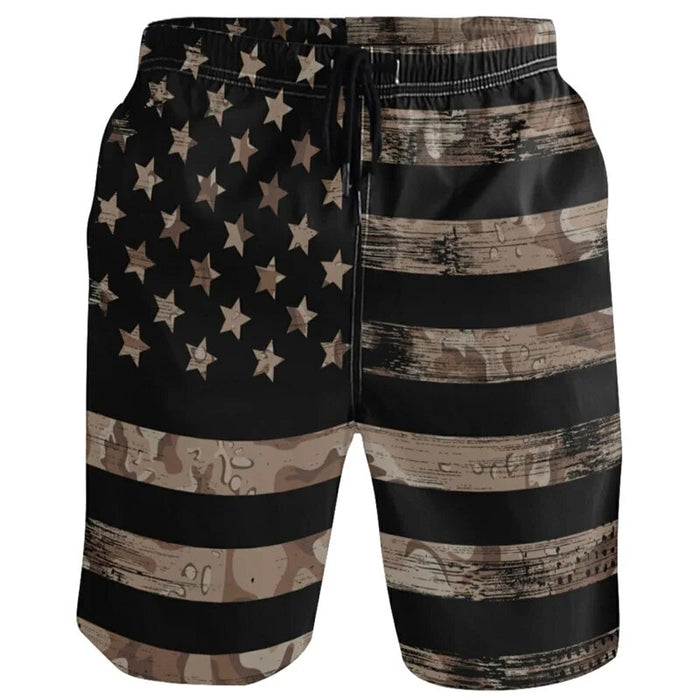 Horror Skull Graphic Board Shorts