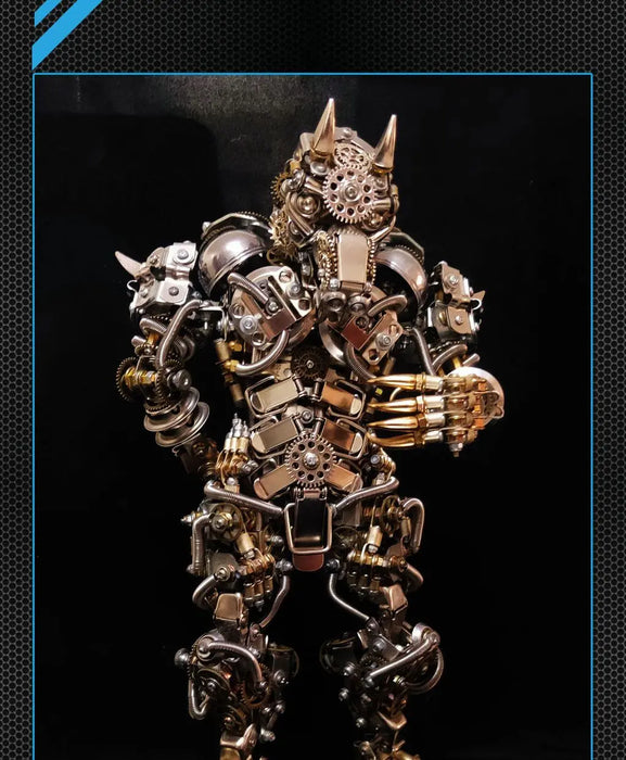 2000pcs+DIY Metal Werewolf Mechanical Model Toy Adult High Difficulty Manual Assembly 3D Puzzle Punk Machine Decoration Kit