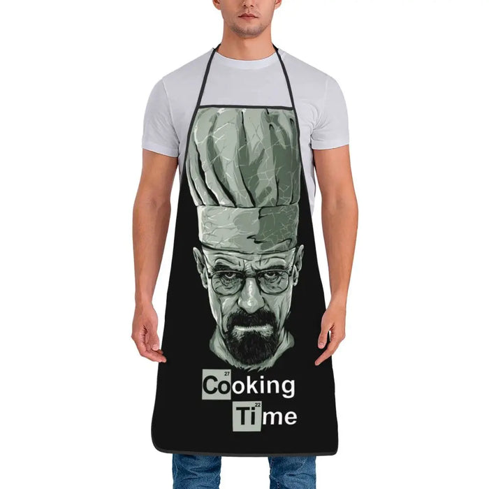 Funny Walter White Let S Cook Breaking Bad Bib Aprons Men Women Unisex Kitchen Chef Tablier Cuisine for Cooking Baking Gardening