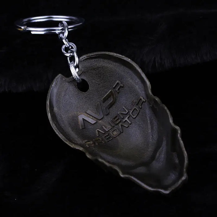 Disney Movie Alien: Romulus Predator Covenant Keychain Necklace AVP Mask Queen Prometheus KeyRings Bags Car Key Jewelry Chaveiro