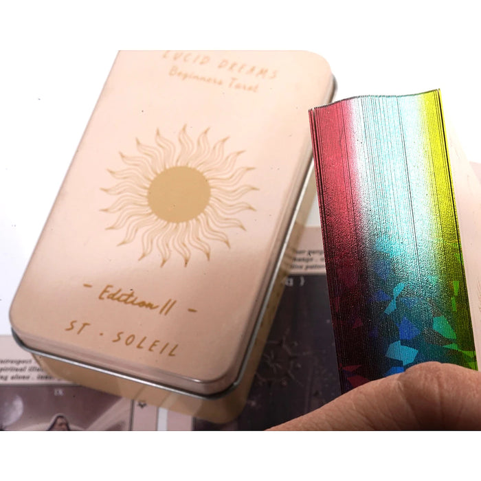 2022 New Style Occult Tarot in a Tin Metal Box Gold-plated Edge Hot Sell Tarot Cards For Divination Tarot Deck Beautiful Packag