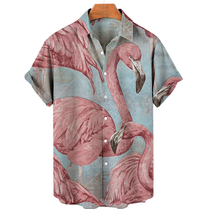 New Hawaiian Stylish Ment's Luxury Casual Floral Shirts Printed 3d Short Sleeve Plus Size Harajuku Rockabilly Anime Maccabi