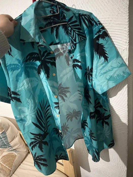 New Hawaiian Stylish Ment's Luxury Casual Floral Shirts Printed 3d Short Sleeve Plus Size Harajuku Rockabilly Anime Maccabi