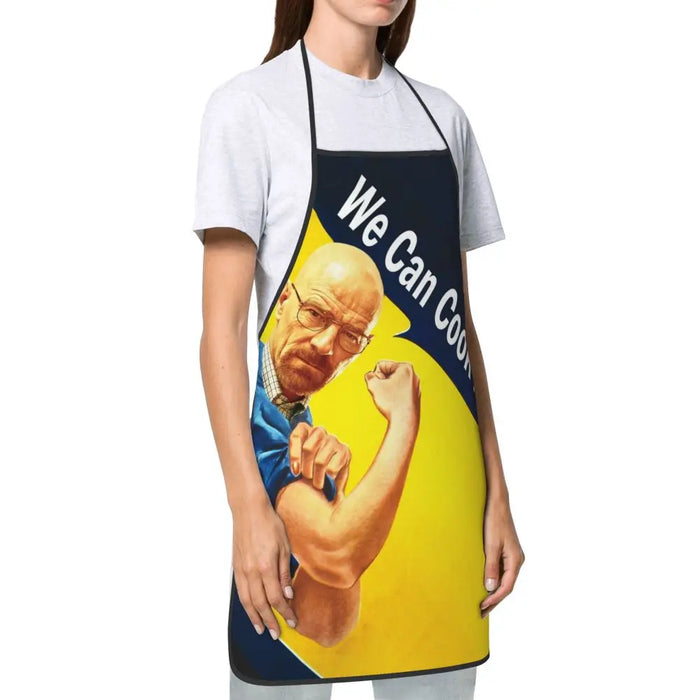 Funny Walter White Let S Cook Breaking Bad Bib Aprons Men Women Unisex Kitchen Chef Tablier Cuisine for Cooking Baking Gardening