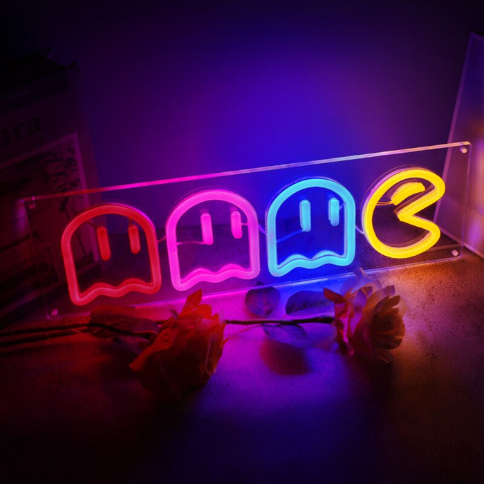 Pacman Led Neon Light Sign