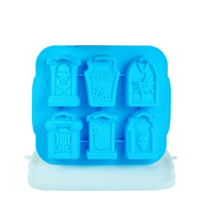 3D Skull Baking Cake Mold, Halloween ,Ice Mold, Food Grade, Panela Grande, Halloween Decor, Silicone DIY Birthday Party