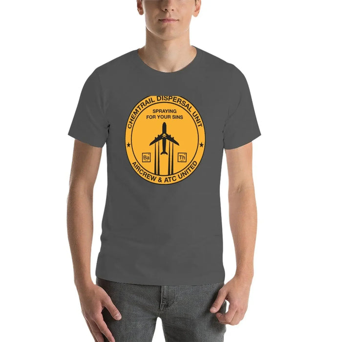 New Chemtrail Dispersal Unit T-Shirt custom t shirt Aesthetic clothing t-shirts man t shirts men