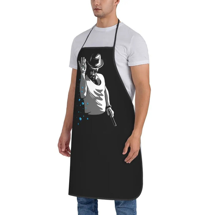 Funny Walter White Let S Cook Breaking Bad Bib Aprons Men Women Unisex Kitchen Chef Tablier Cuisine for Cooking Baking Gardening