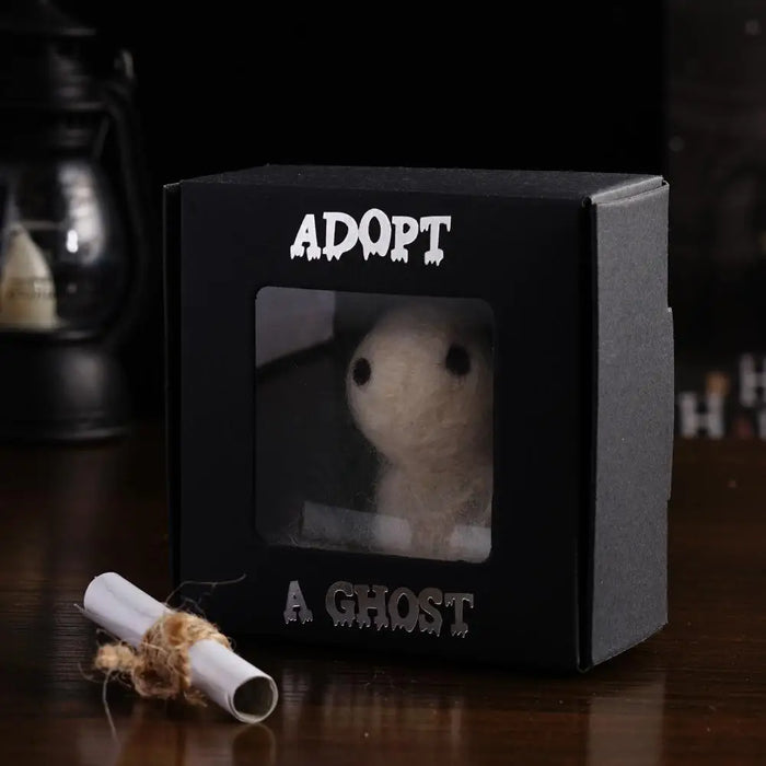 Halloween Gift Ghost Box Gift Box Friend Gift Adoption of a Ghost With a Contract Book Small Gift Halloween Party Party Gift