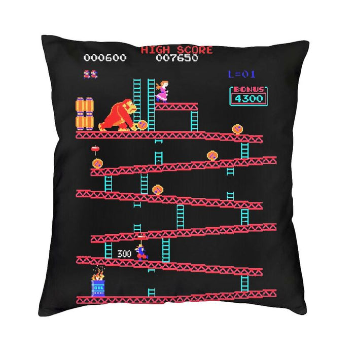 Donkey Kong Throw Pillow Case