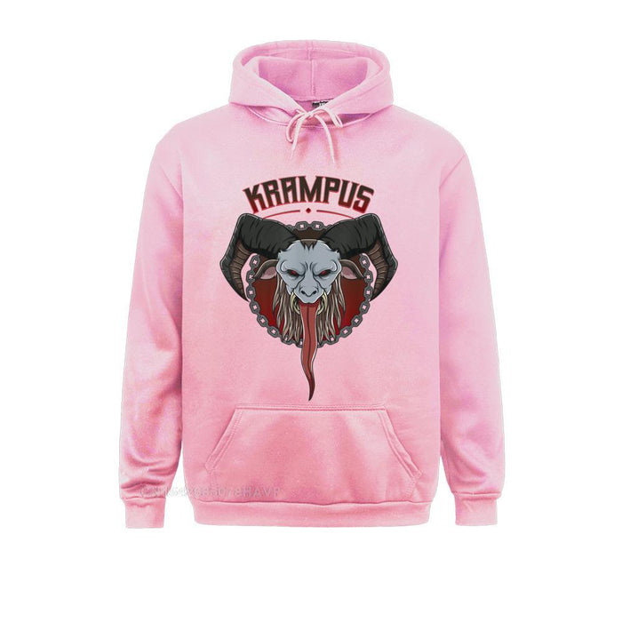 Krampus Horned Goat Demon Hoodie