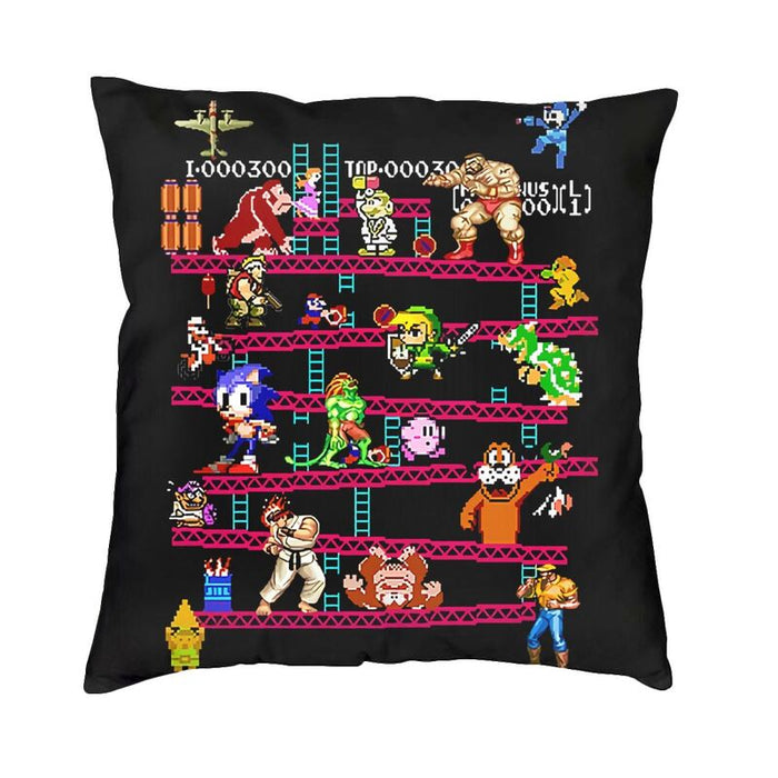 Donkey Kong Throw Pillow Case