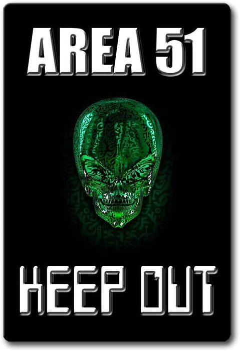 Area 51 Metal F**K You Sign | Various Signs