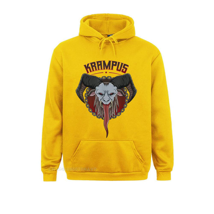 Krampus Horned Goat Demon Hoodie