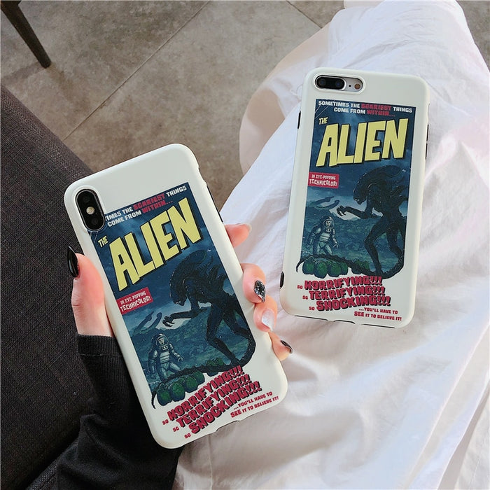 Alien Inspired retro iphone case