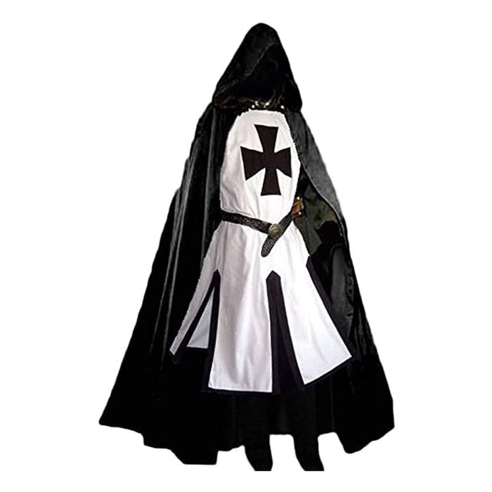 Men's Medieval Crusader Knights Templar Tunic Costume