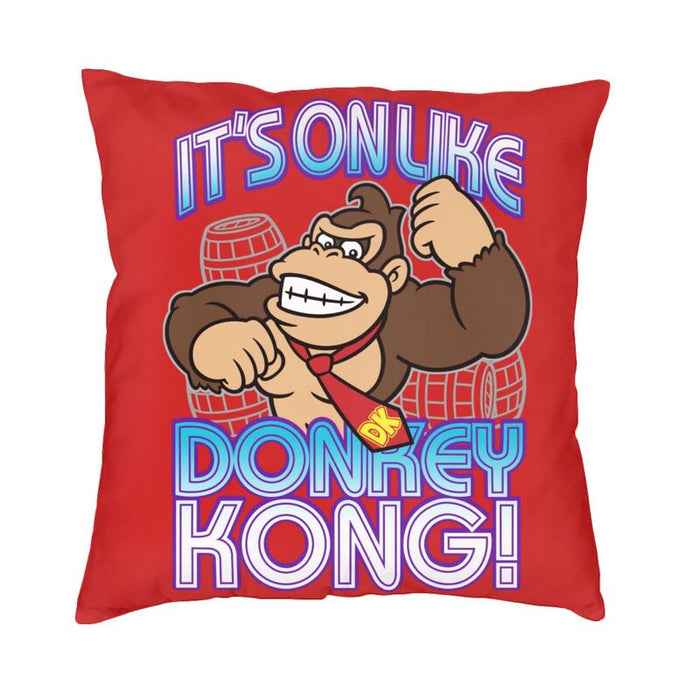 Donkey Kong Throw Pillow Case