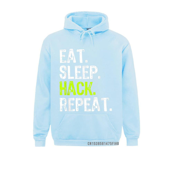 Eat Sleep Hack Repeat Hoodie