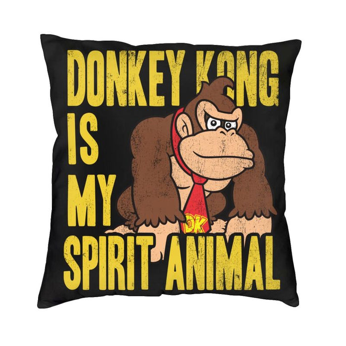 Donkey Kong Throw Pillow Case