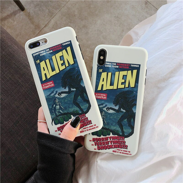 Alien Inspired retro iphone case