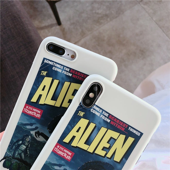 Alien Inspired retro iphone case