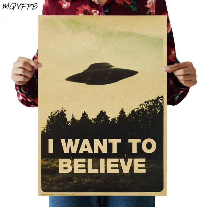 X-Files 'I Want to believe' | Poster  50.5 x 35cm