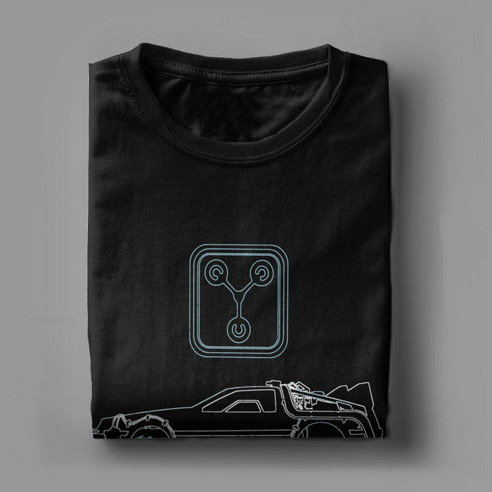 Delorean and Flux Capacitor T-Shirt