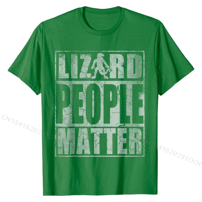 Lizard People Matter Reptilian T-Shirt