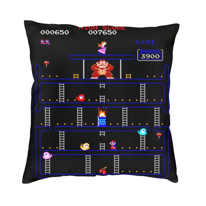 Donkey Kong Throw Pillow Case